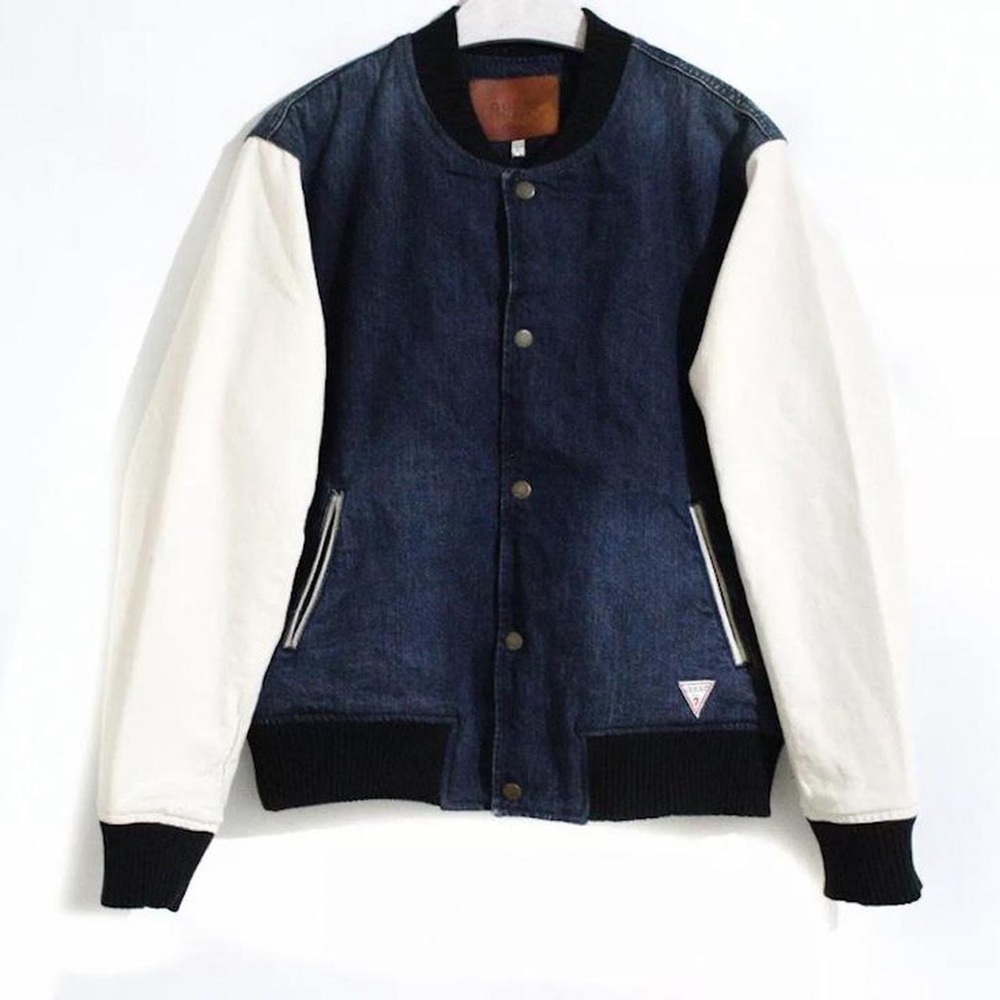 A$AP Rocky x Guess varsity jacket